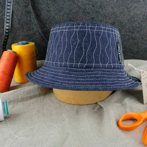 Bucket Hat Mörkblå Jeans - Remake