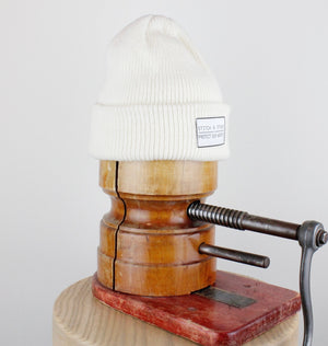 Protect Our Winters Beanie - Raw white