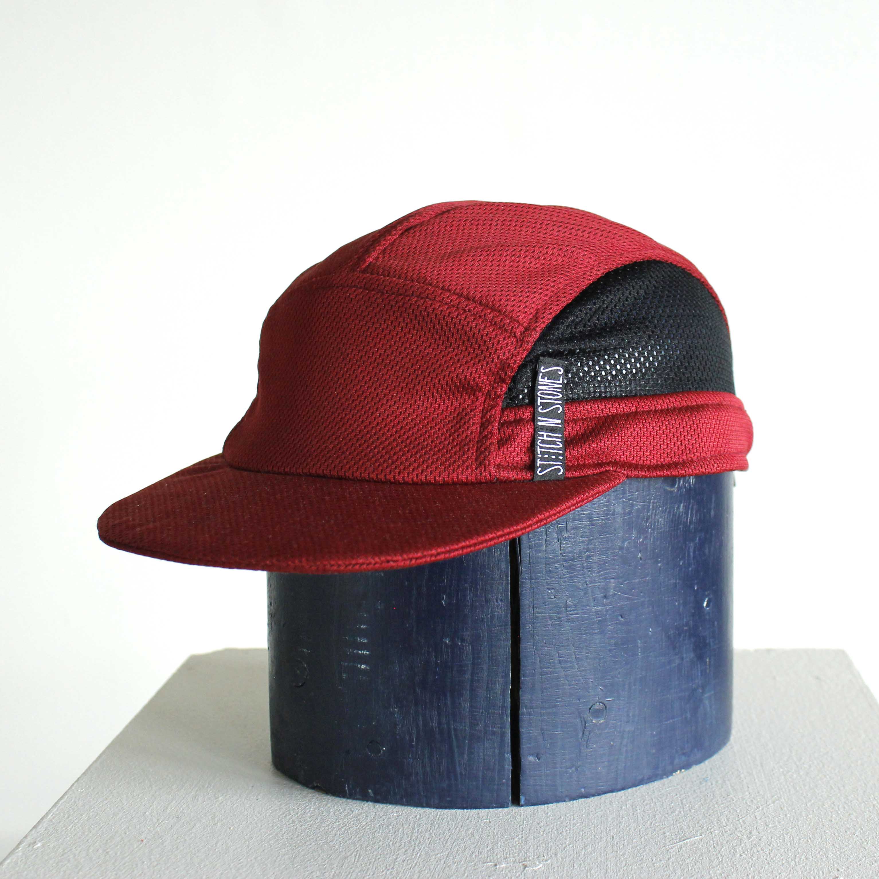 All Mtn Cap deep red, small patch