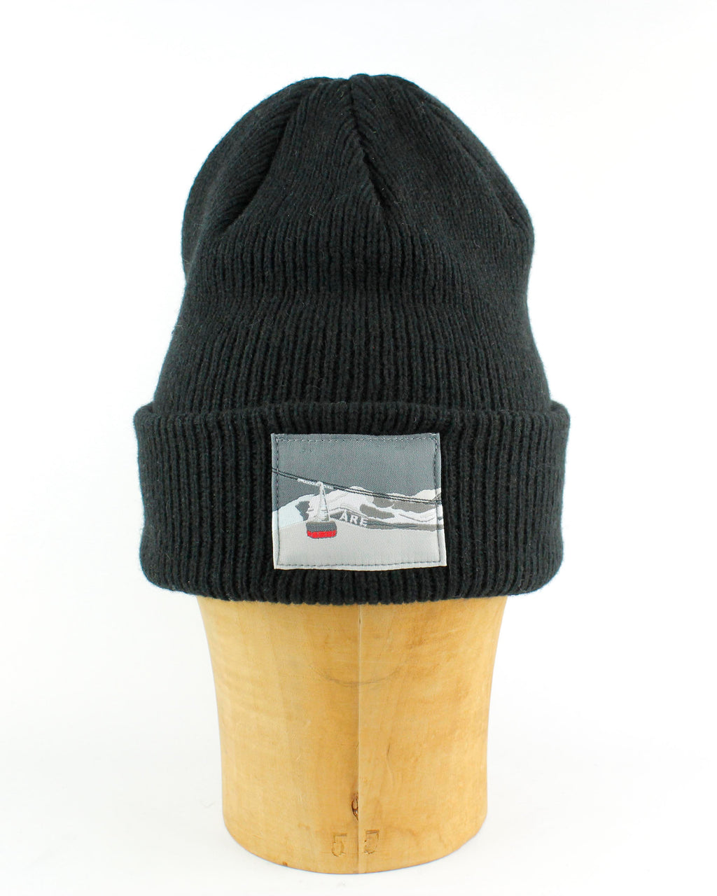 Åre Kabinbana Patch Beanie Black