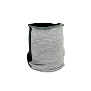 Neckwarmer Spring Edition Nr.1 Grey Melange/ Black