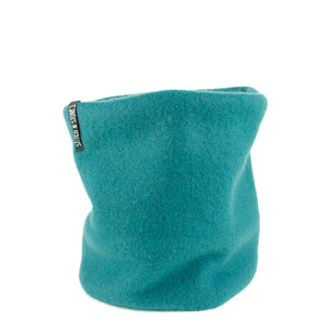 Neckwarmer Teal, small patch