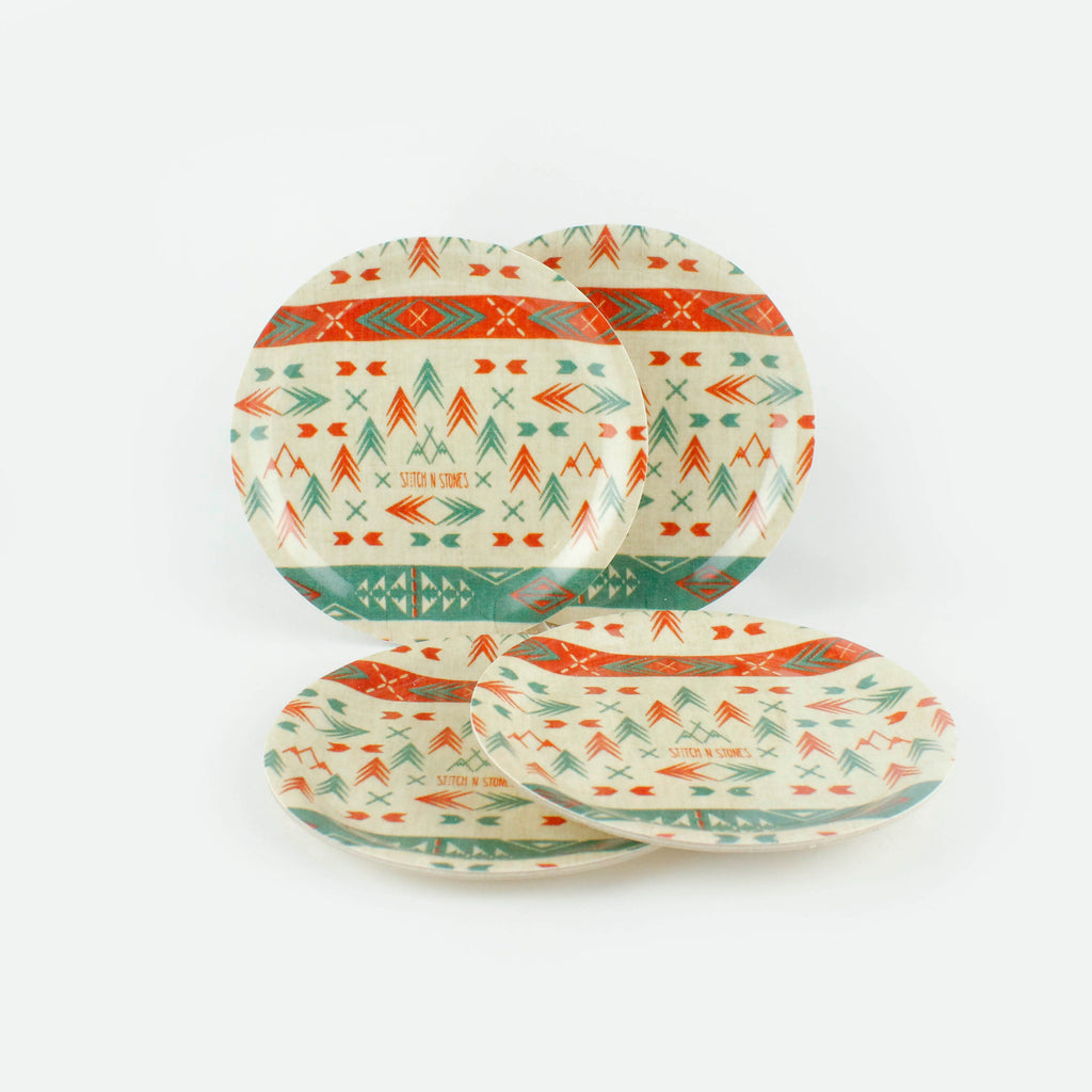 Coaster 4-pack Freedom Orange/Green