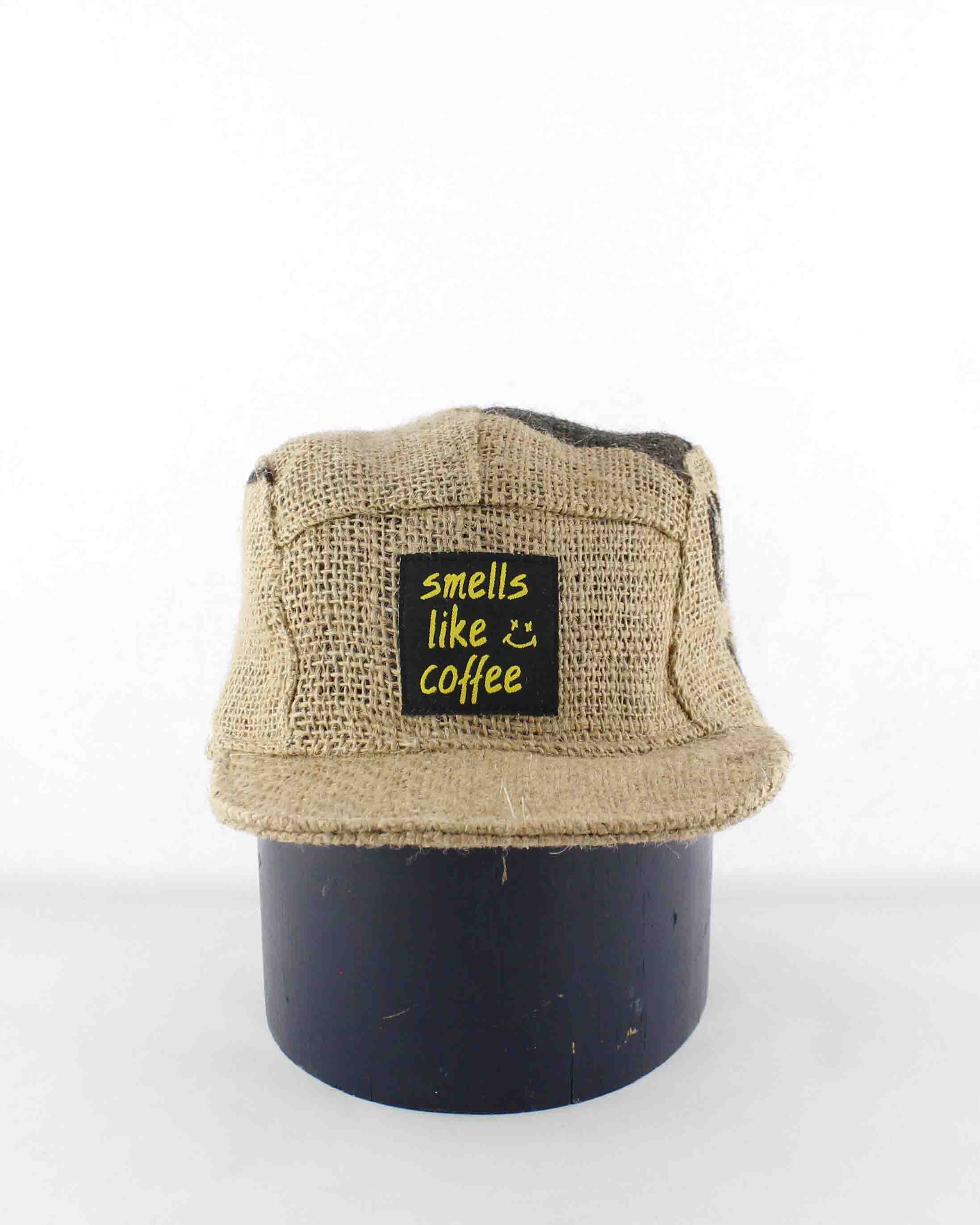Up-cycled Coffee sack Cap 03