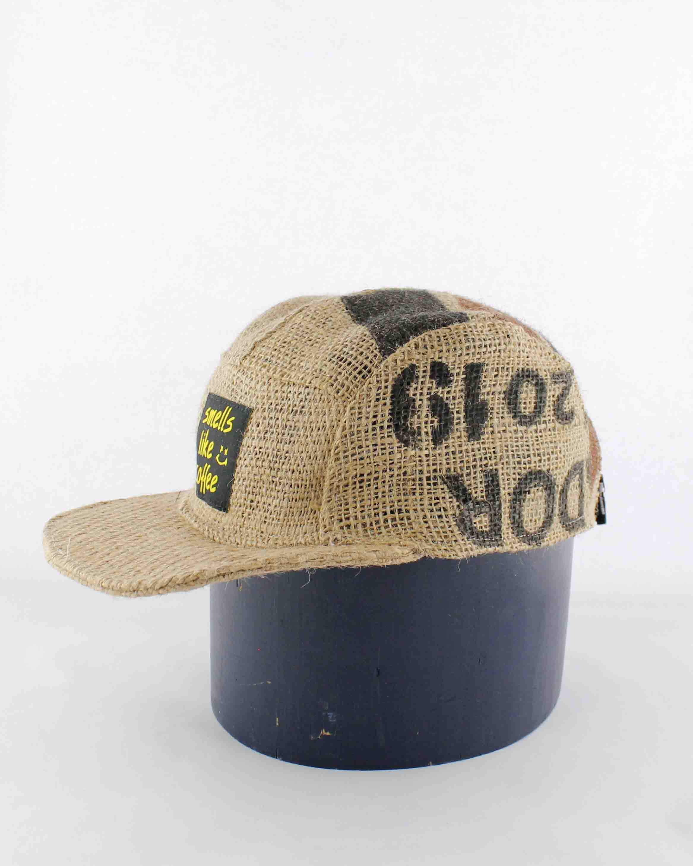Up-cycled Coffee sack Cap 03