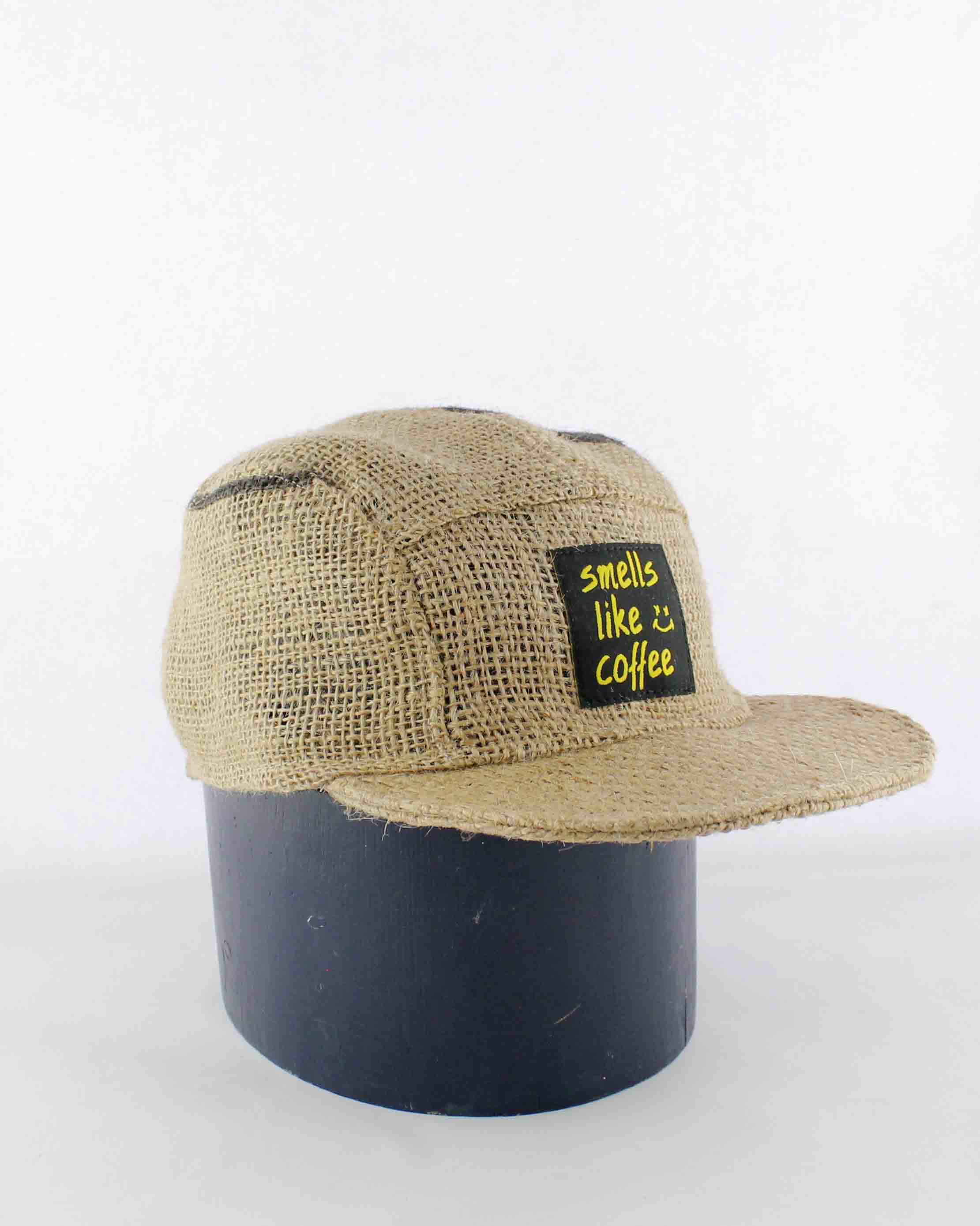 Up-cycled Coffee sack Cap 03