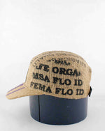 Up-cycled Coffee sack Cap 06