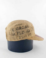 Up-cycled Coffee sack Cap 06