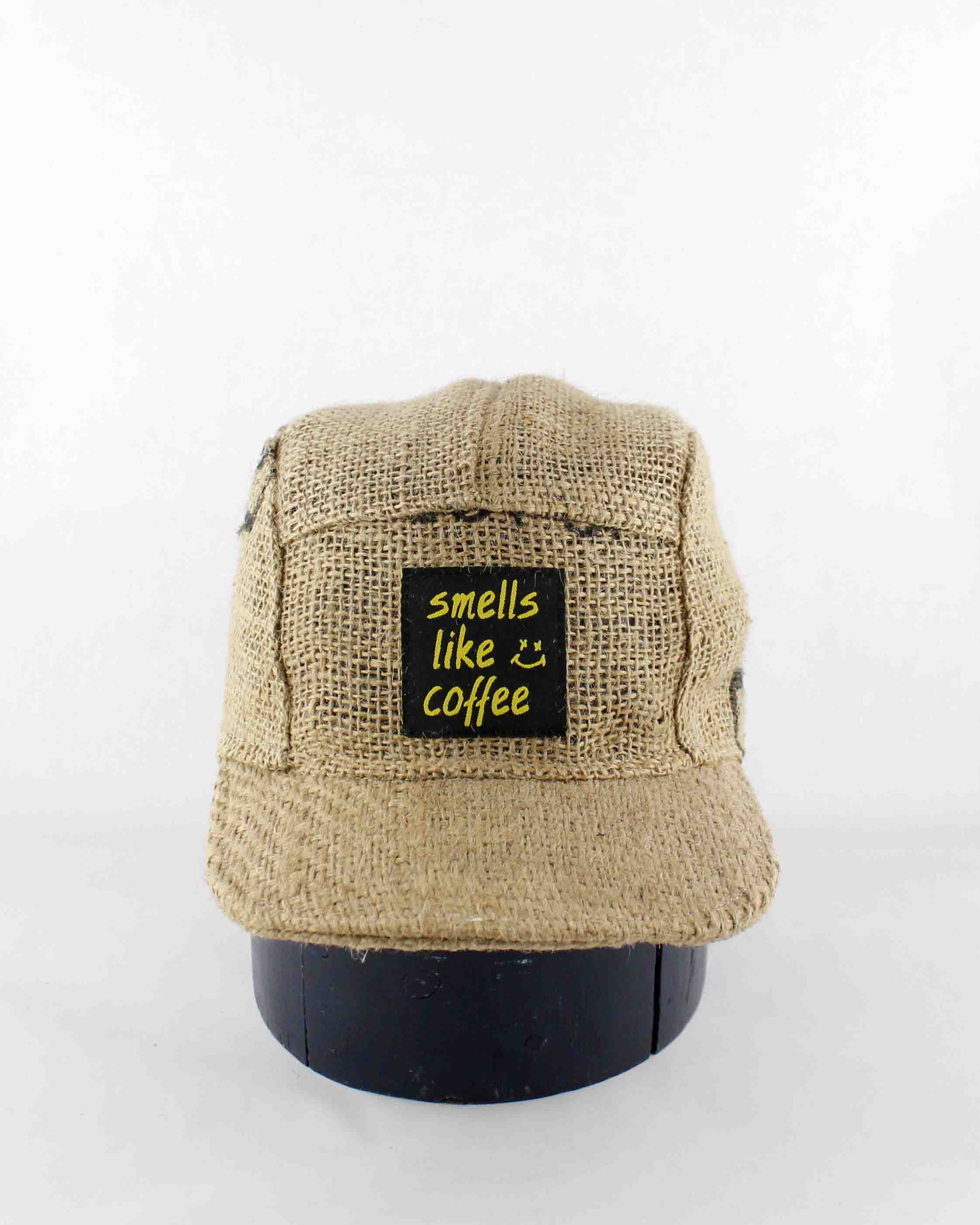 Up-cycled Coffee sack Cap 08