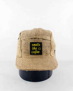 Up-cycled Coffee sack Cap 08