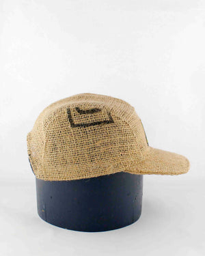 Up-cycled Coffee sack Cap 08
