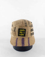Up-cycled Coffee sack Cap 06