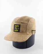 Up-cycled Coffee sack Cap 08