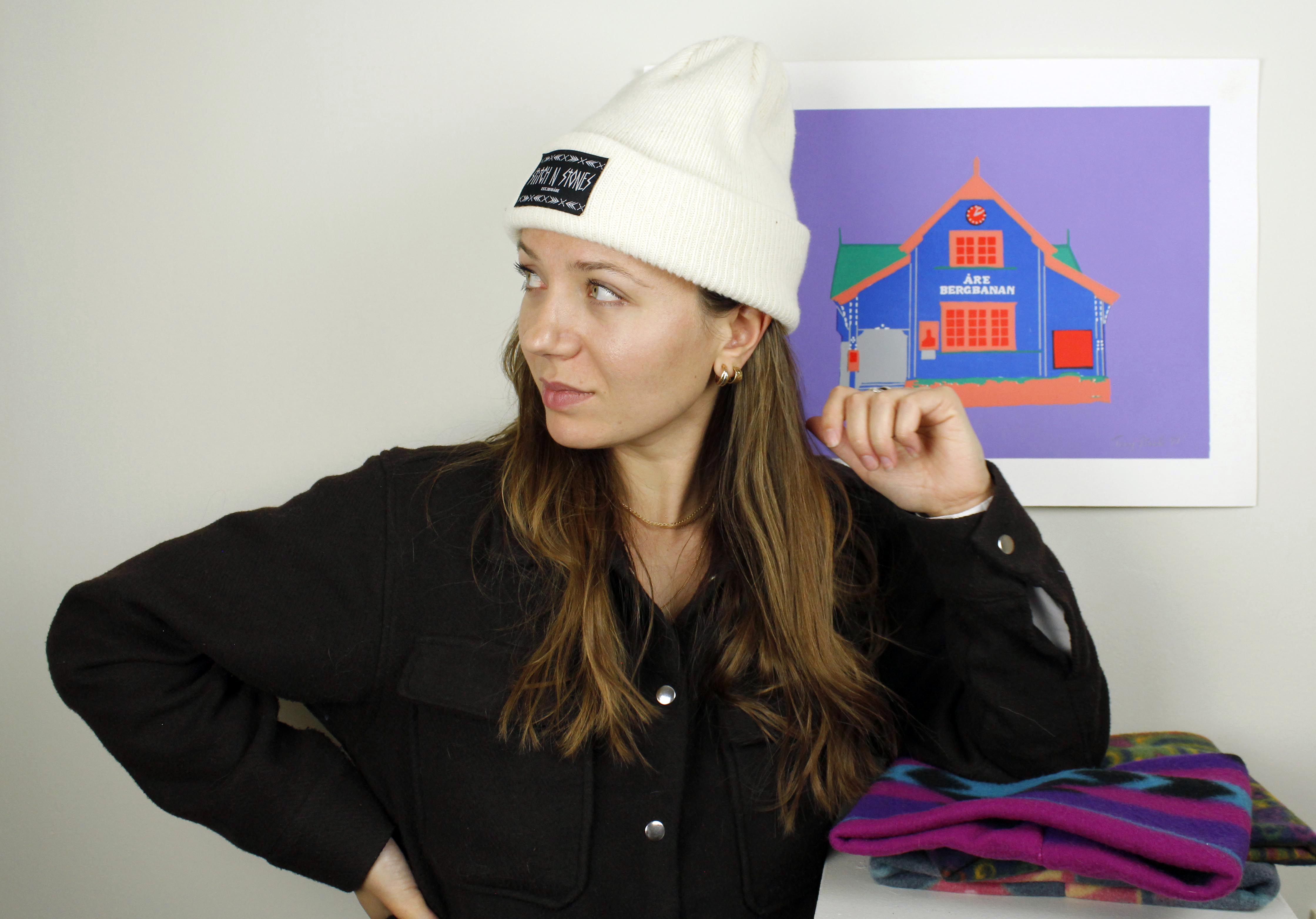 Supporter Beanie Raw White
