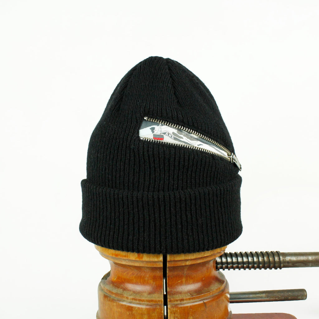 Lambswool Åre Kabinbana Beanie Black