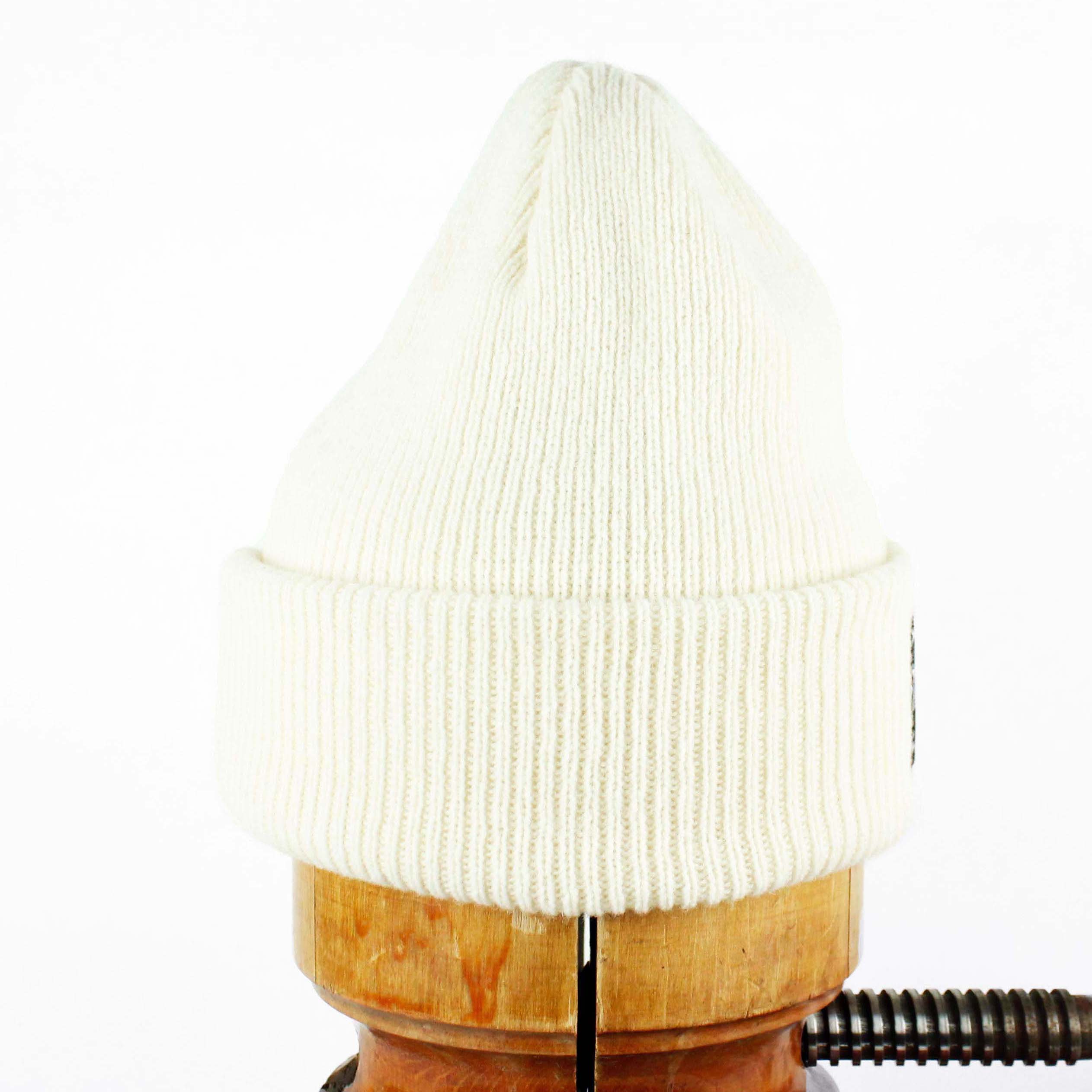 Supporter Beanie Raw White