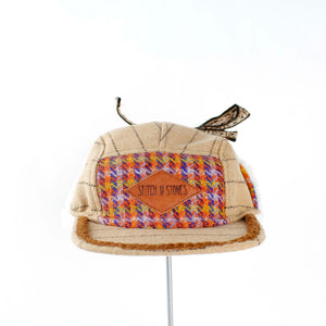 Kids Winter Cap striped and chequered